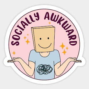 Socially awkward Sticker